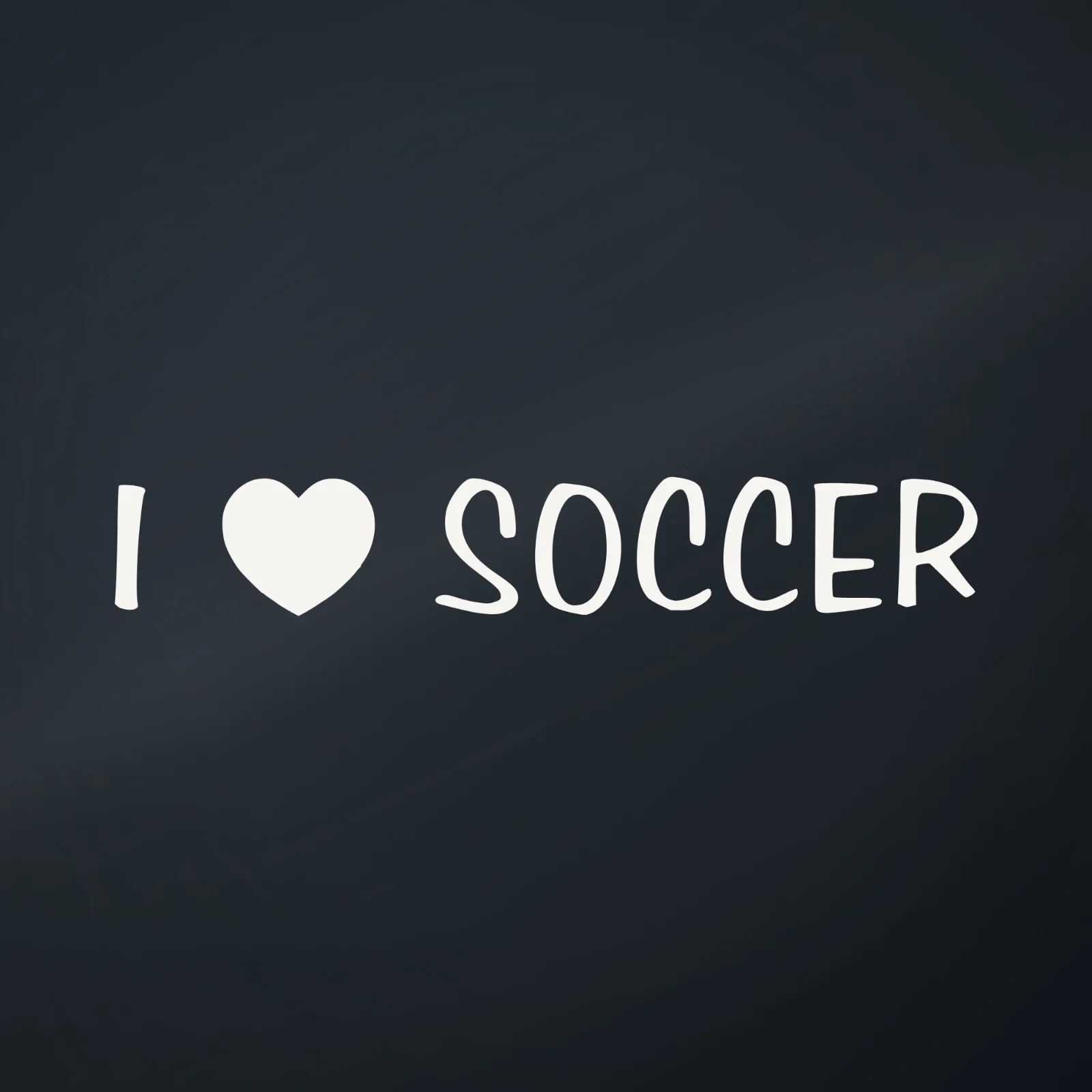 Ranger Pro I Love Soccer Decal