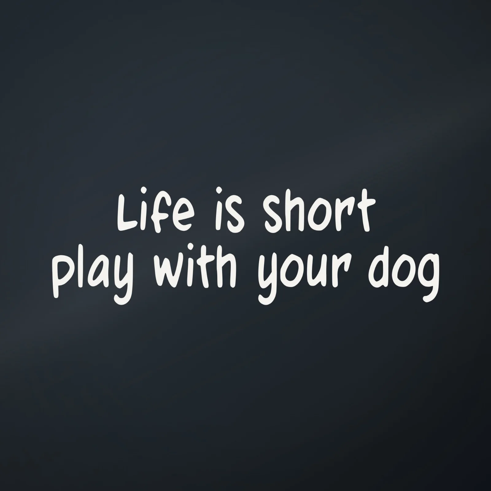 Ranger Pro Life Is Short, Play with Your Dog Decal
