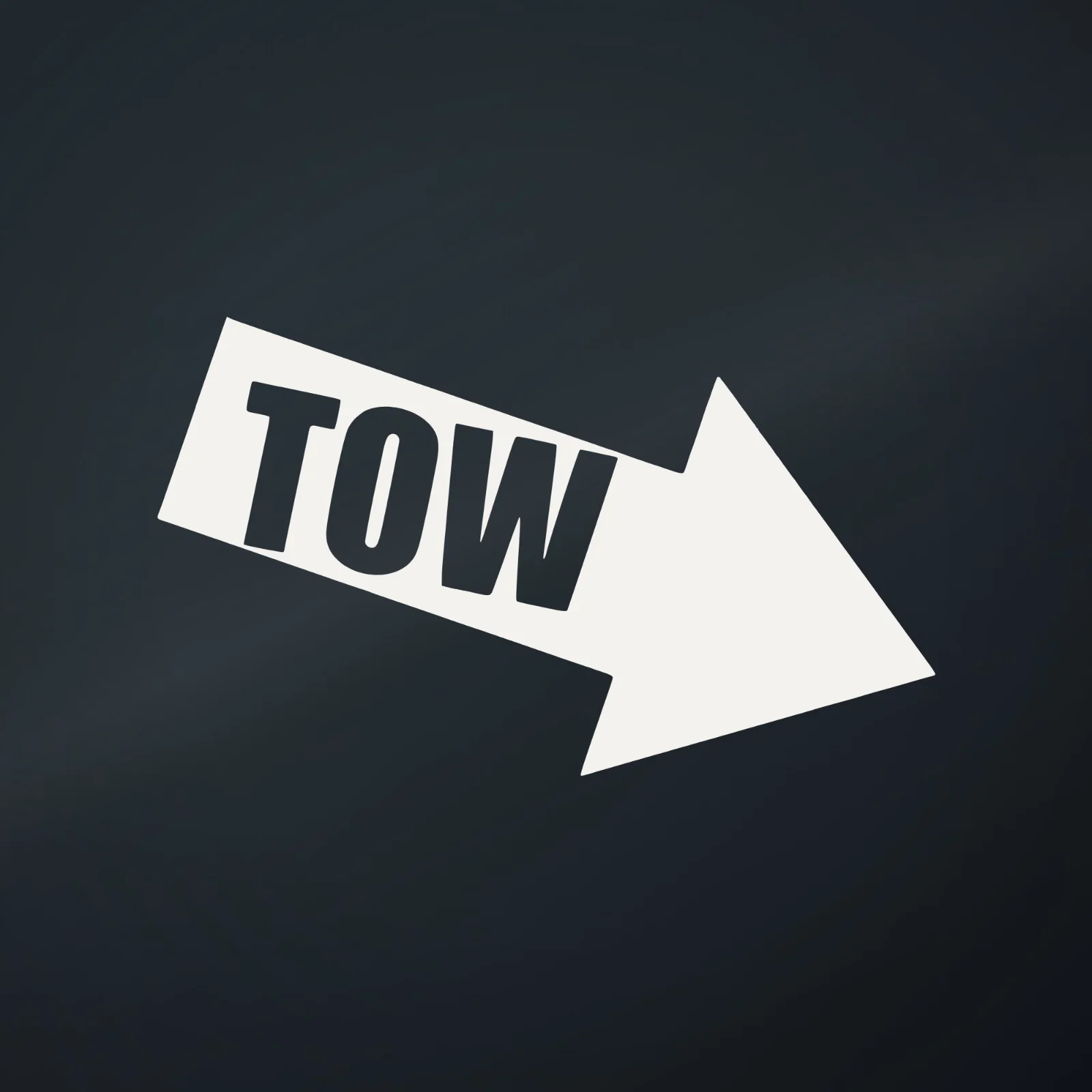 Ranger Pro Tow Arrow Decal
