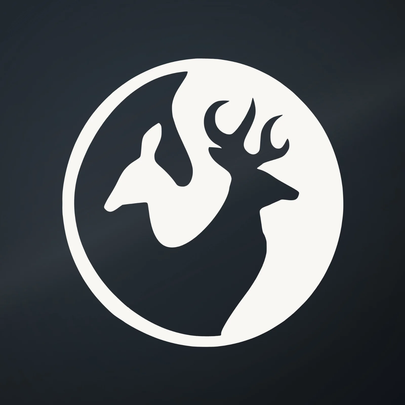 Ranger Pro Buck and Doe Yin Yang Decal