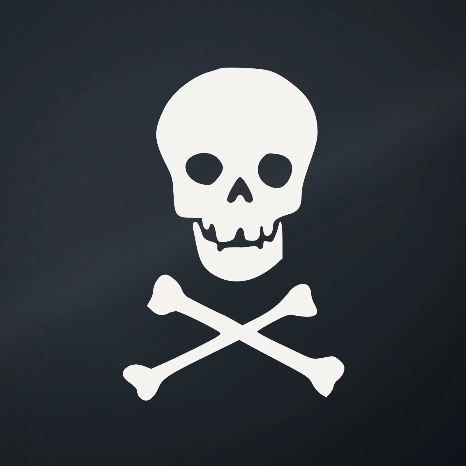 Ranger Pro Skull and Crossbones Decal